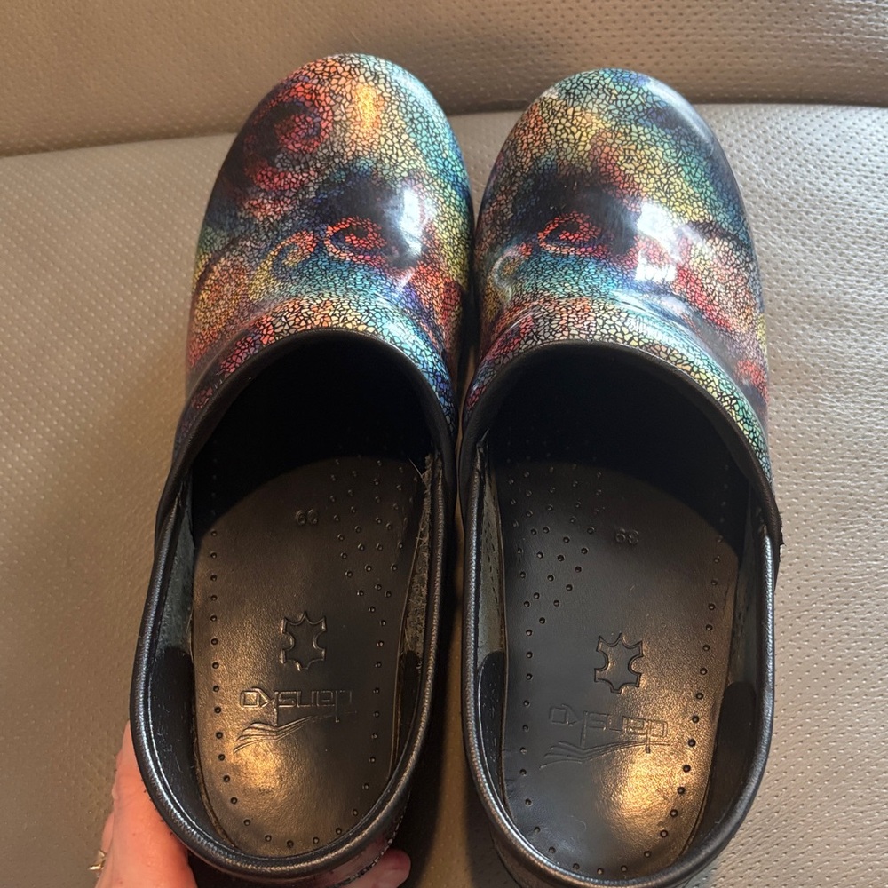 Dansko Multicolor Patterned Mules - image 7